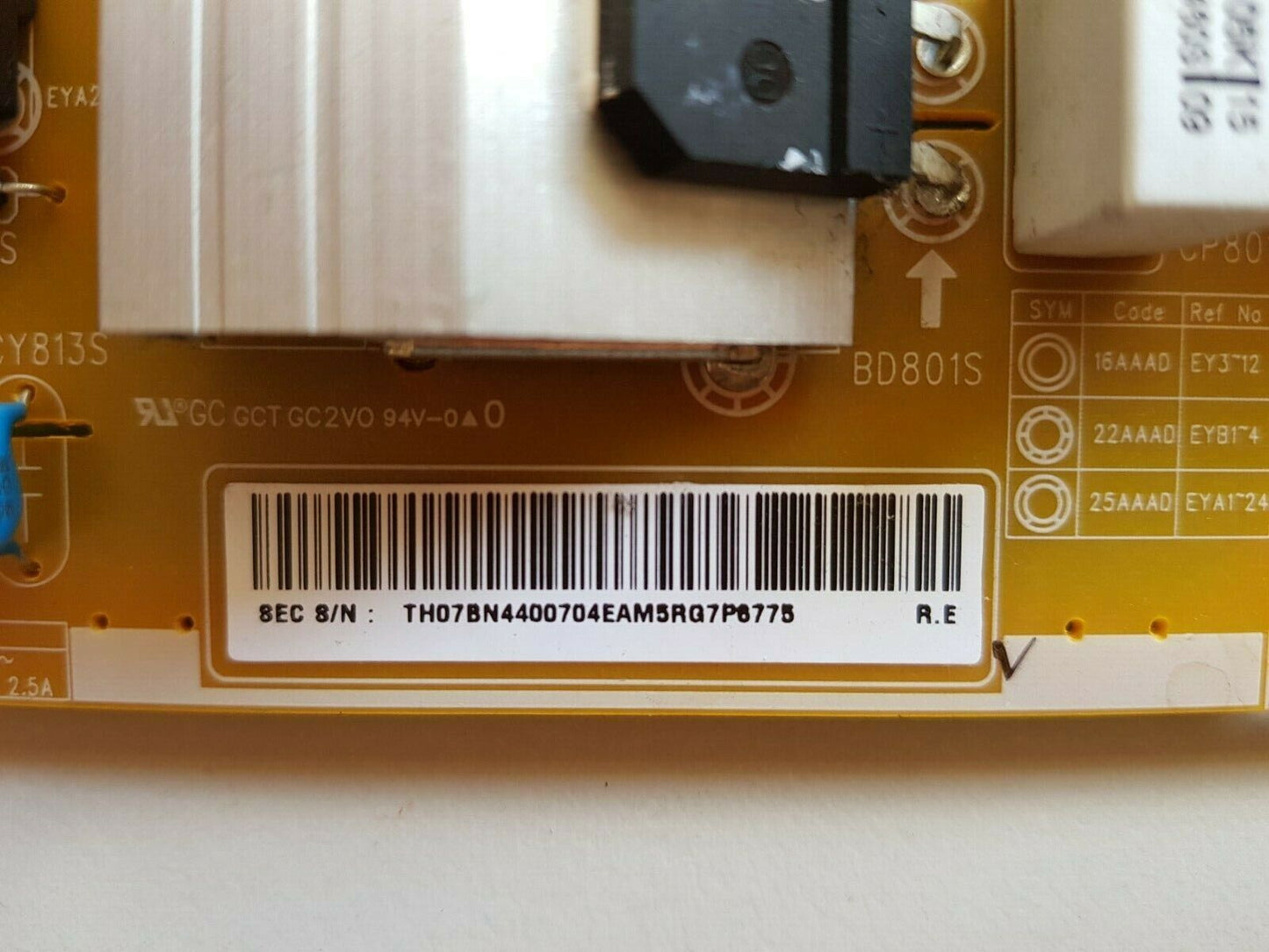 GENUINE SAMSUNG UA55J6200 UA50J5500 POWER SUPPLY BOARD BN44-00704E L55S1_FHS