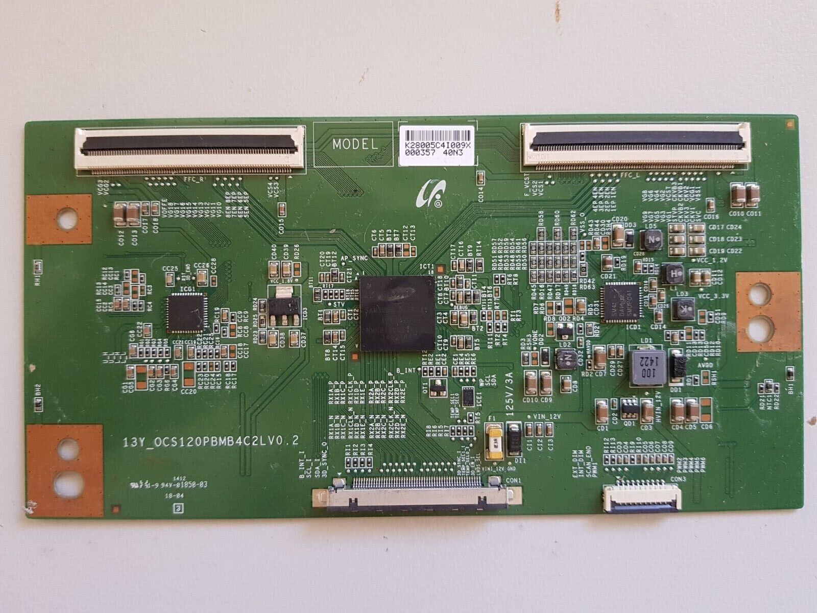GENUINE HITACHI DF4000DV T-CON BOARD 13Y_OCS120PBMB4C2LV0.2