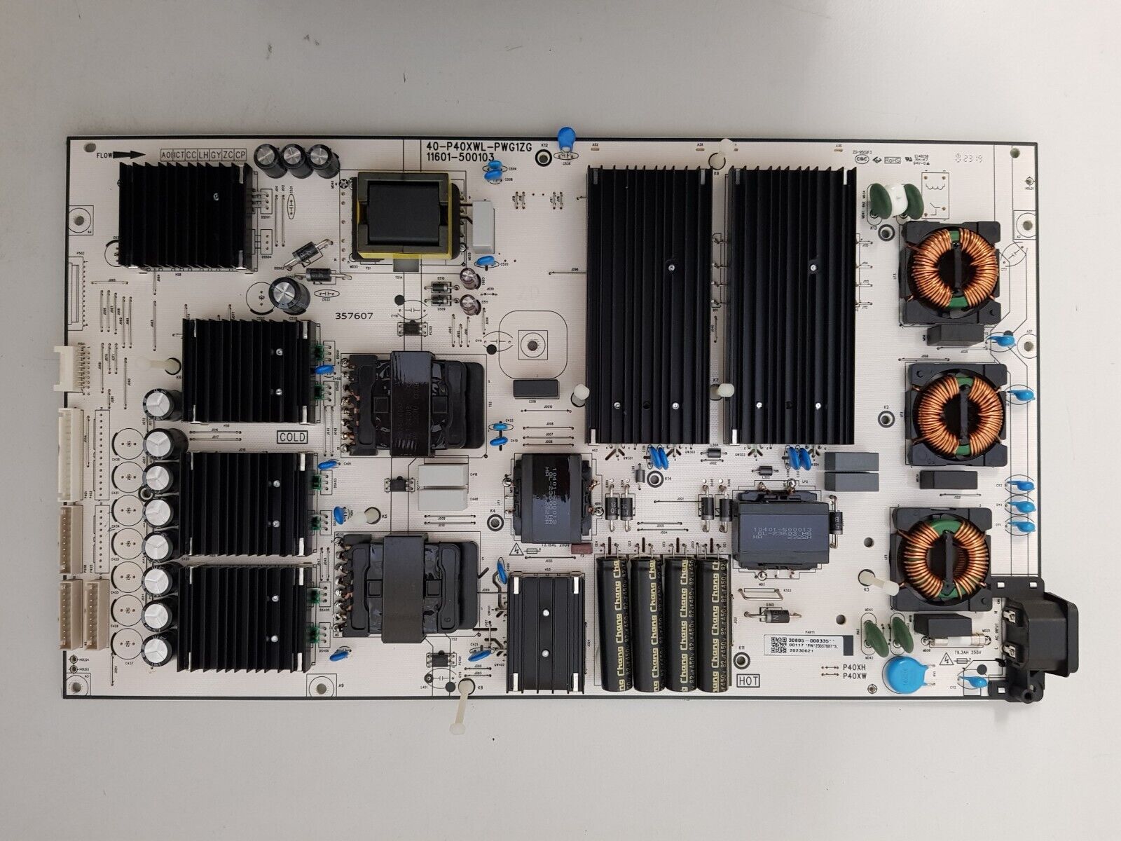GENUINE TCL 75C845 POWER SUPPLY BOARD 40-P40XWL-PWG1ZG 11601-500103