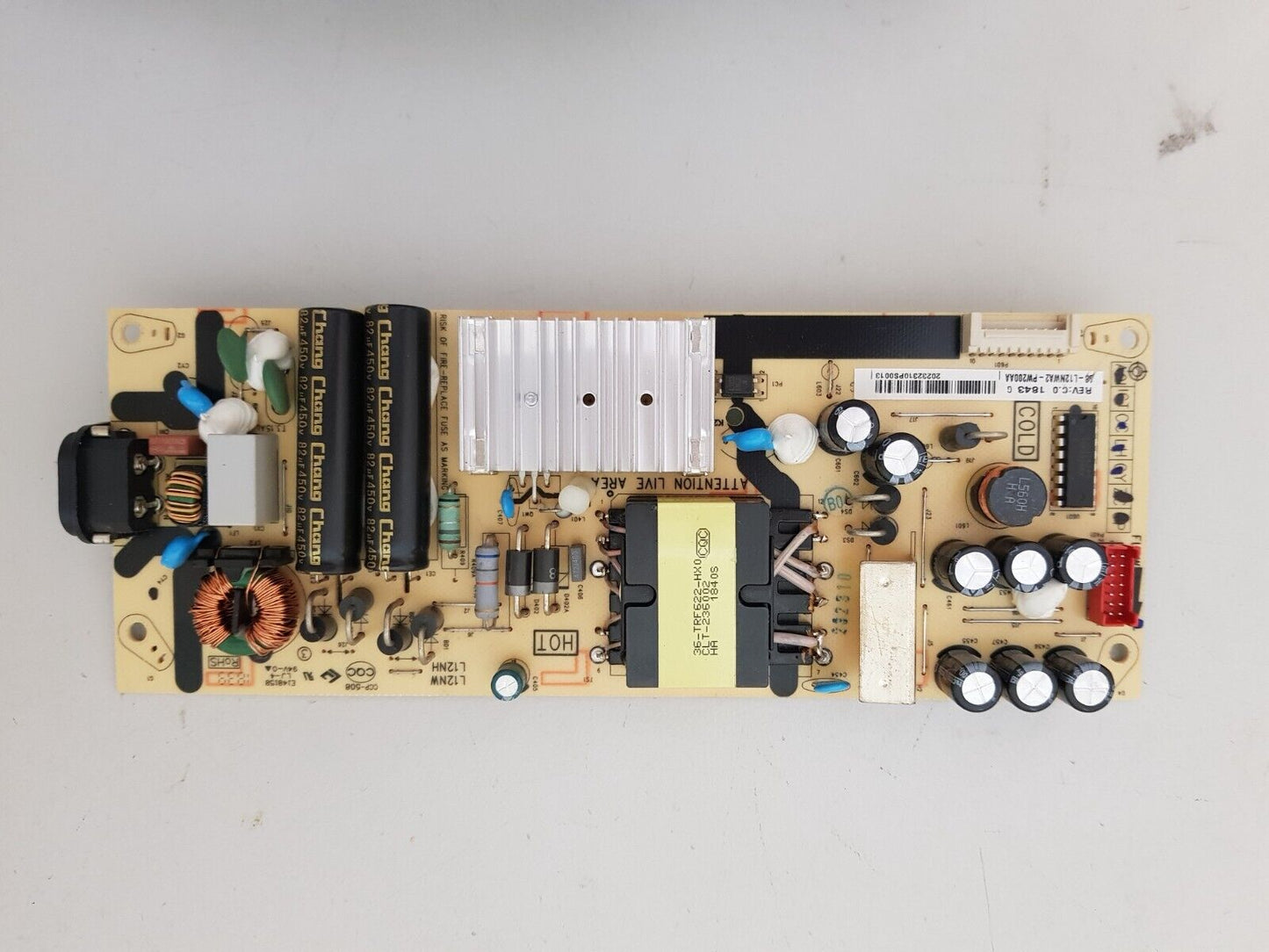 GENUINE TCL 55E18US POWER SUPPLY BOARD 08-L12NWA2-PW200AA