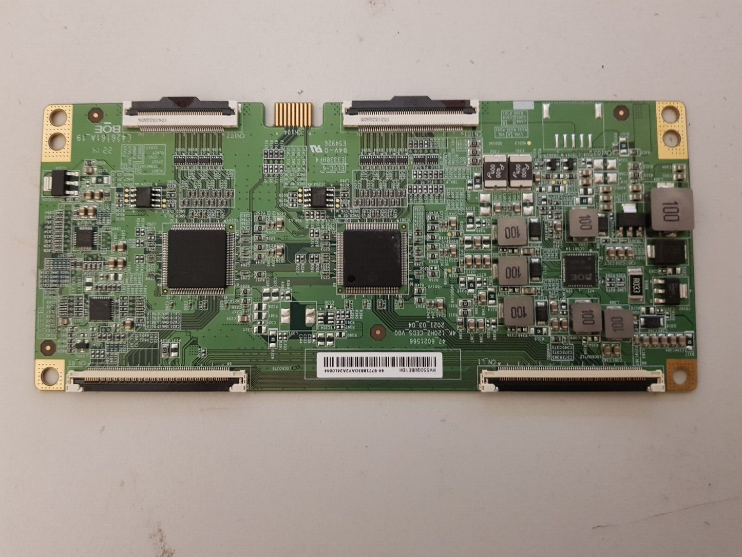 GENUINE HISENSE 55U8HAU TCON BOARD HV550QUBE1DH