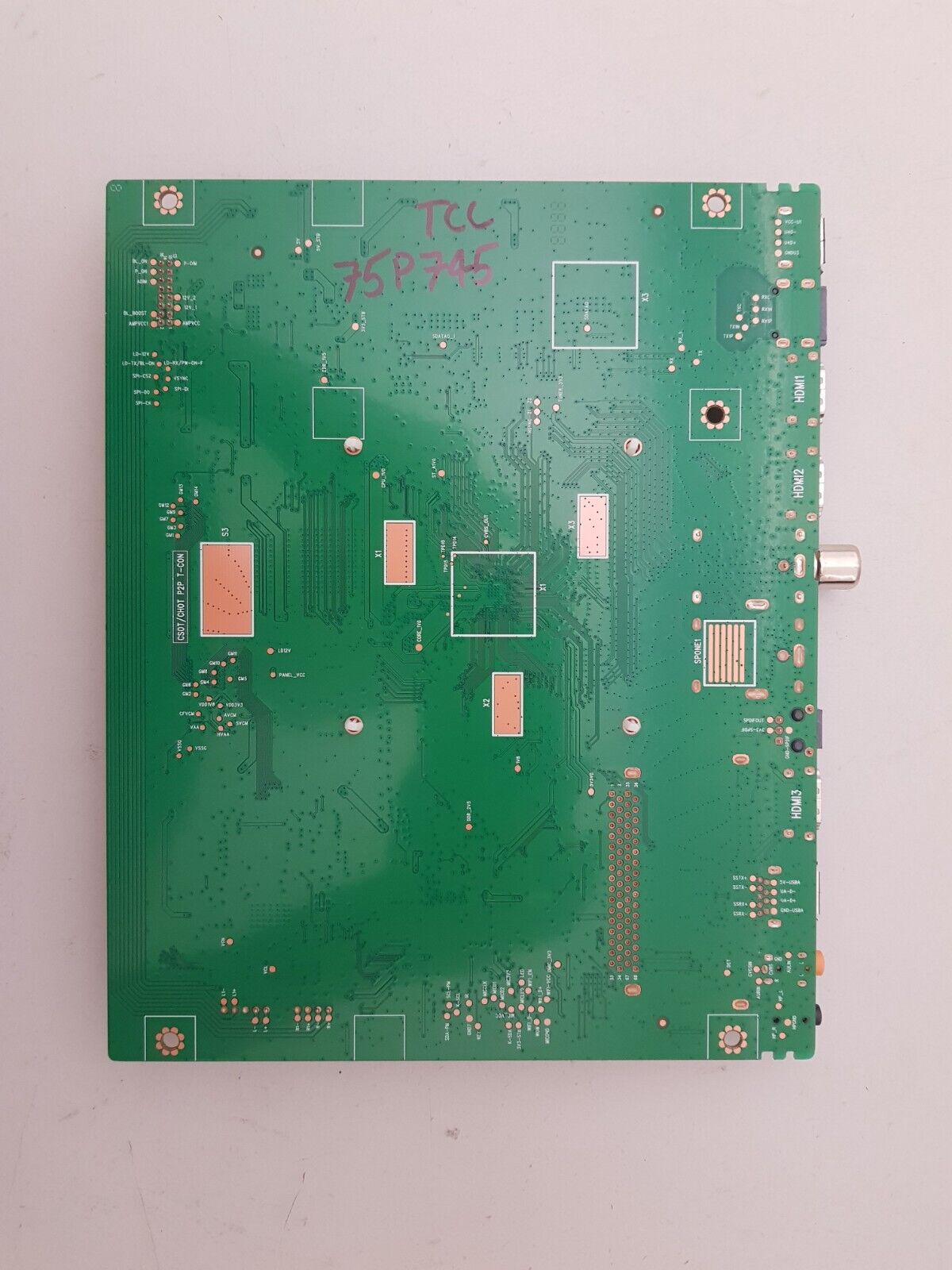 GENUINE TCL 75P745 MAIN BOARD 40-R51MCG-MAC2HG 11602-500721 RT2851 RT2851M