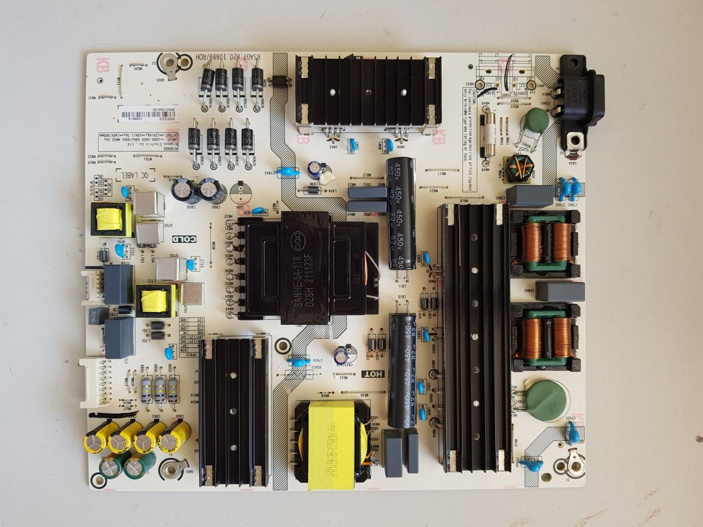 GENUINE HISENSE 65A7G POWER SUPPLY BOARD RSAG7.820.10889 303223