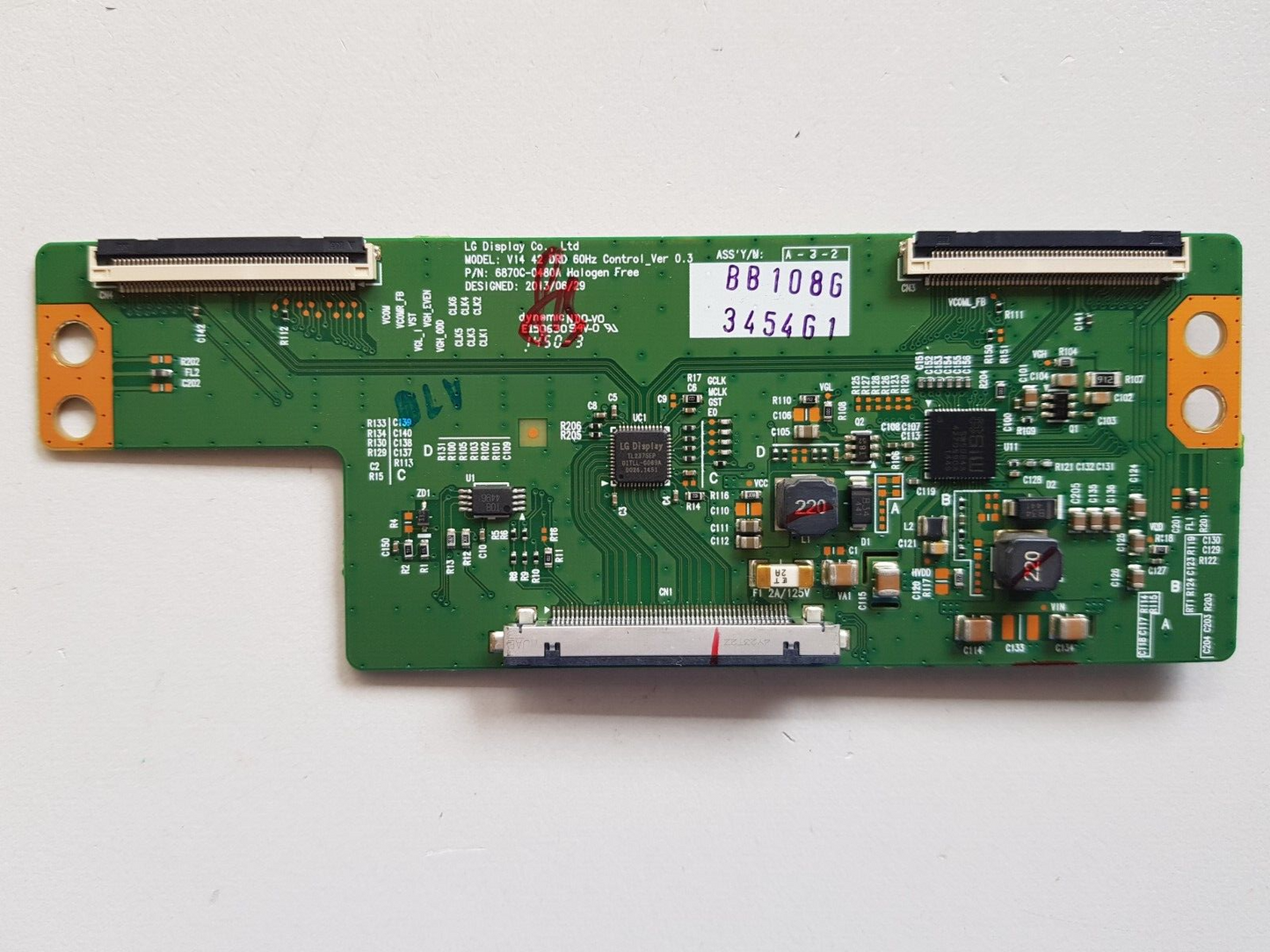 GENUINE LG 42LY340C T-CON BOARD 6870C-0480A 6871L-3454G