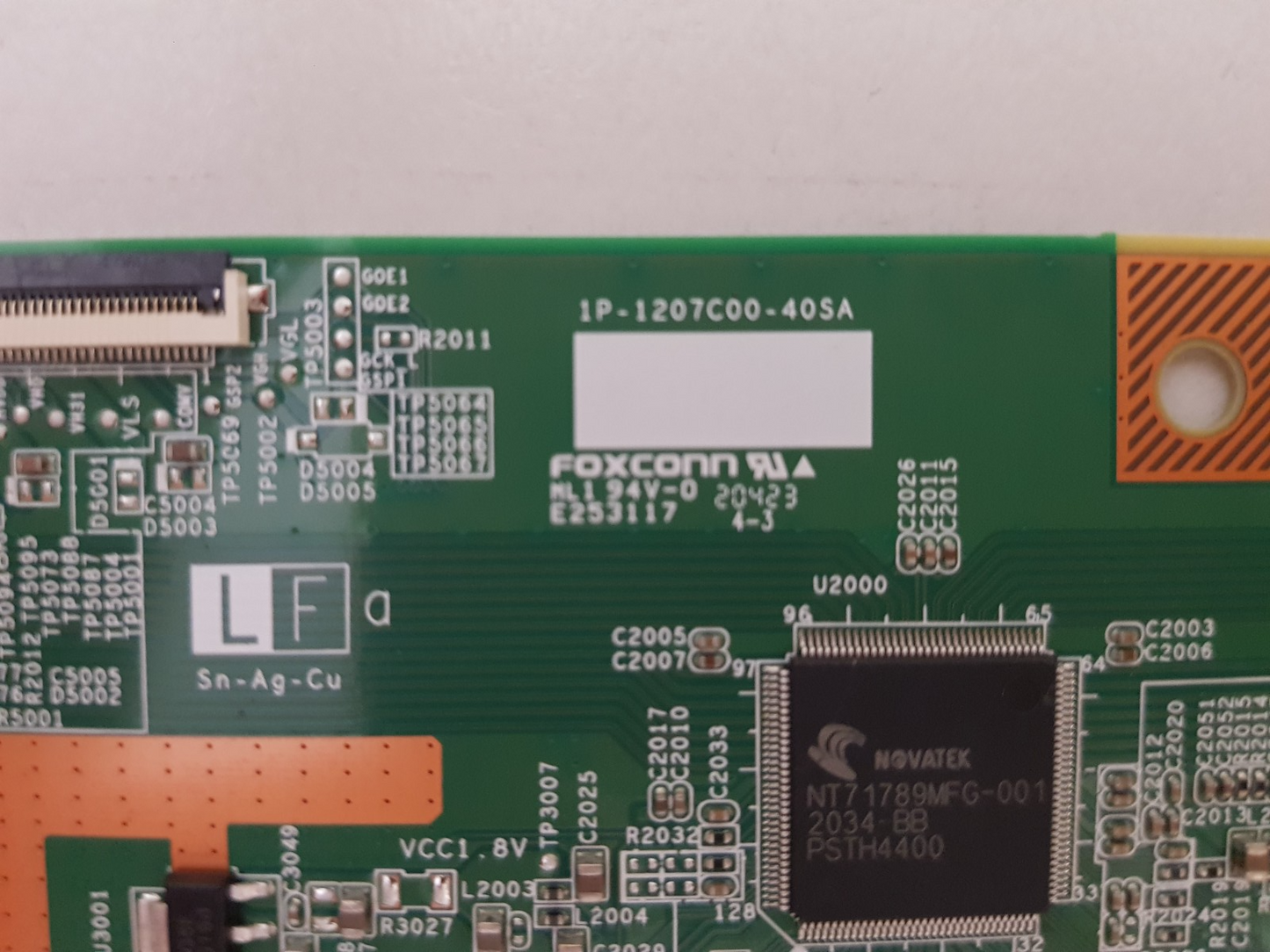 GENUINE EKO K60USG T-CON BOARD RUNTK0529FVZZ 1P-1207C00-40SA