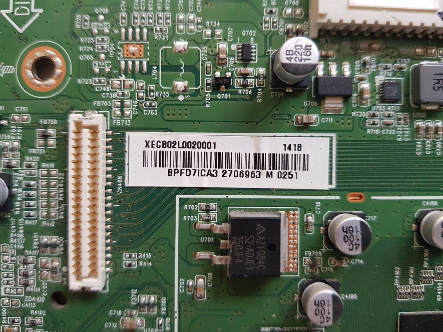 GENUINE PHILIPS 50PFL5008D/79 MAIN BOARD 715G5713-M01-000-005N VER: A