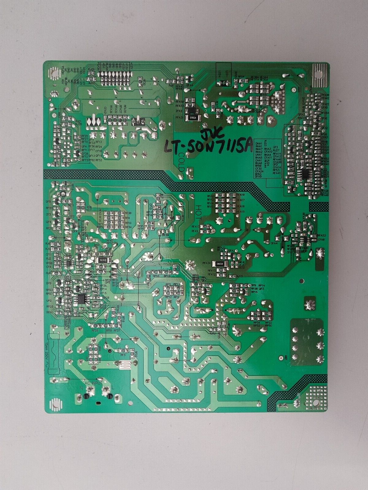 GENUINE JVC LT-50N7115A POWER SUPPLY BOARD CH1160D-1MF 600-UBE