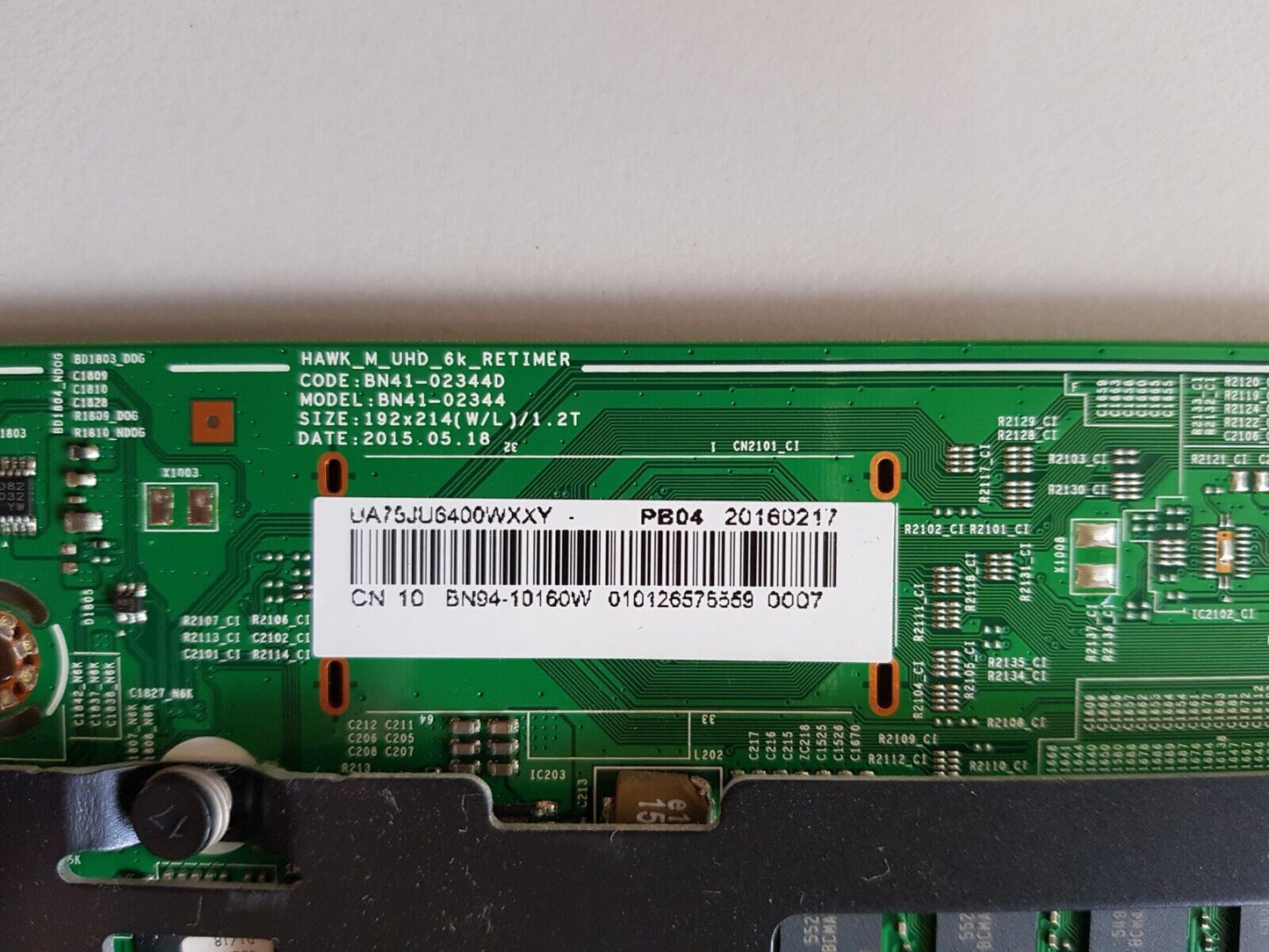 GENUINE SAMSUNG UA75JU6400WXXY (VER PD04) MAIN BOARD BN94-10160W BN41-02344D