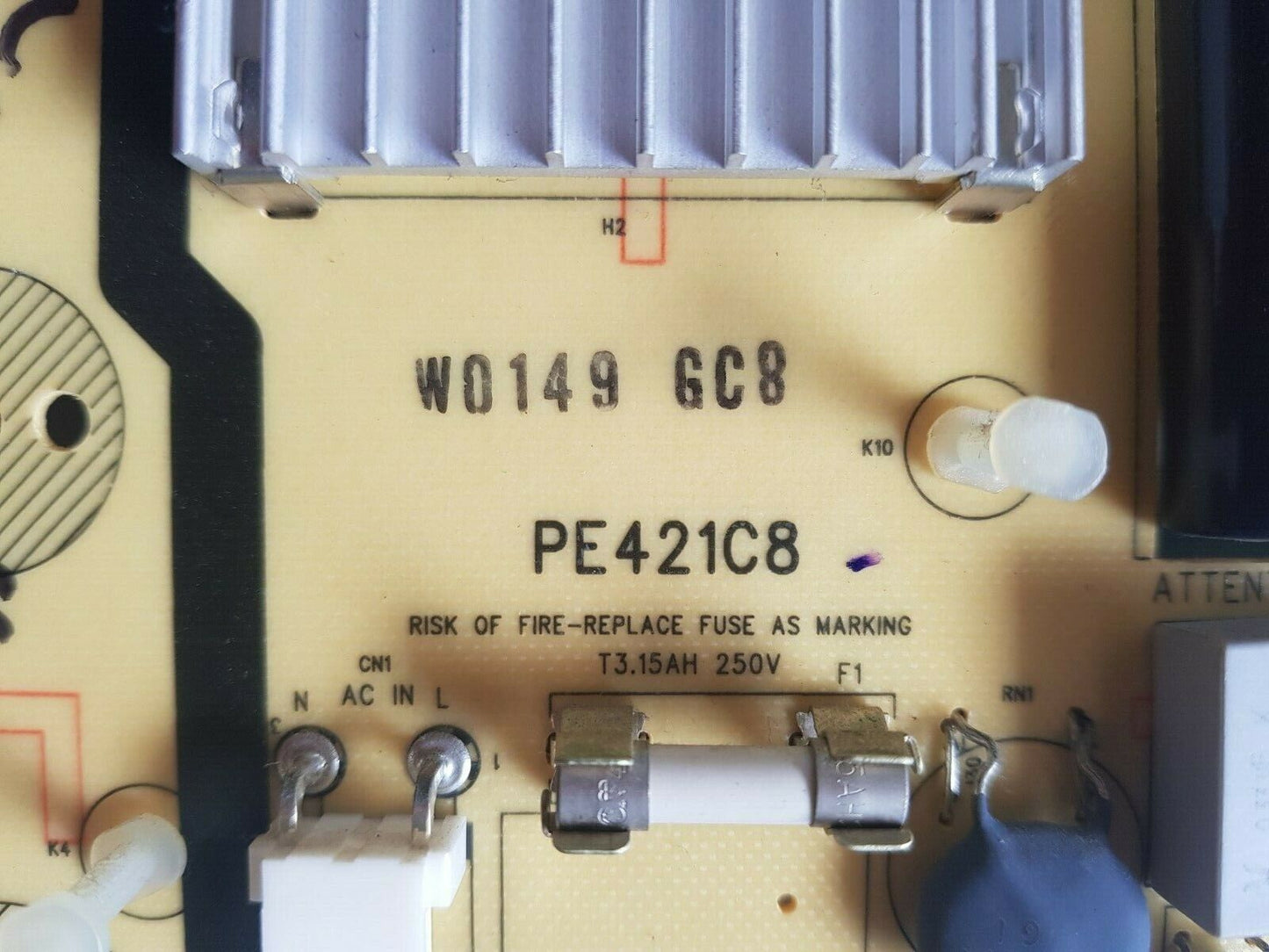 GENUINE TCL L50E3000 / 3020FS POWER SUPPLY BOARD 40-E421C8-PWB1XG PE421C8