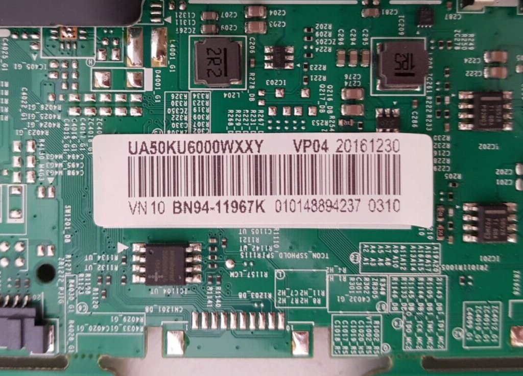 GENUINE SAMSUNG UA50KU6000 WXXY (VER DH06) MAIN BOARD BN94-11967K