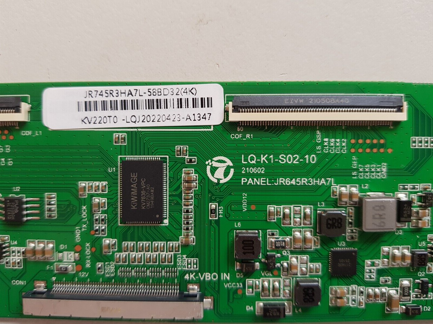 GENUINE LINSAR LS75UHDNF T-CON BOARD LQ-K1-S02-10