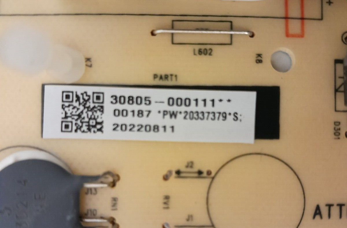 GENUINE FFALCON 65UF3 POWER SUPPLY BOARD 11601-500027 40-L171H2-PWA1CG