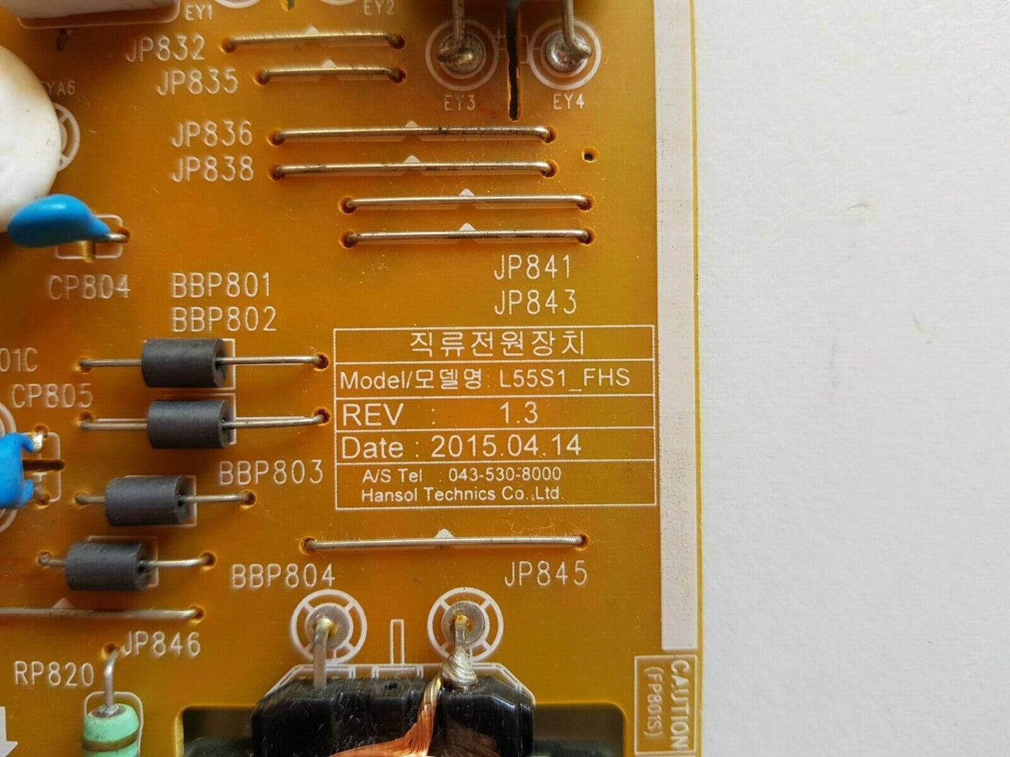 GENUINE SAMSUNG UA55J6200 UA50J5500 POWER SUPPLY BOARD BN44-00704E L55S1_FHS