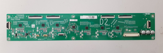 GENUINE TCL 75C845 LED DRIVER BOARD D2 40-75C8D2-DRA1AG 11605-500086