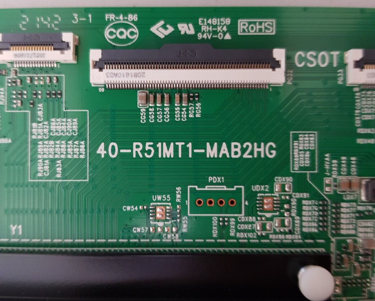 GENUINE TCL 55C727 MAIN BOARD 40-R51MT1-MAB2HG V8-R51MT05-LF