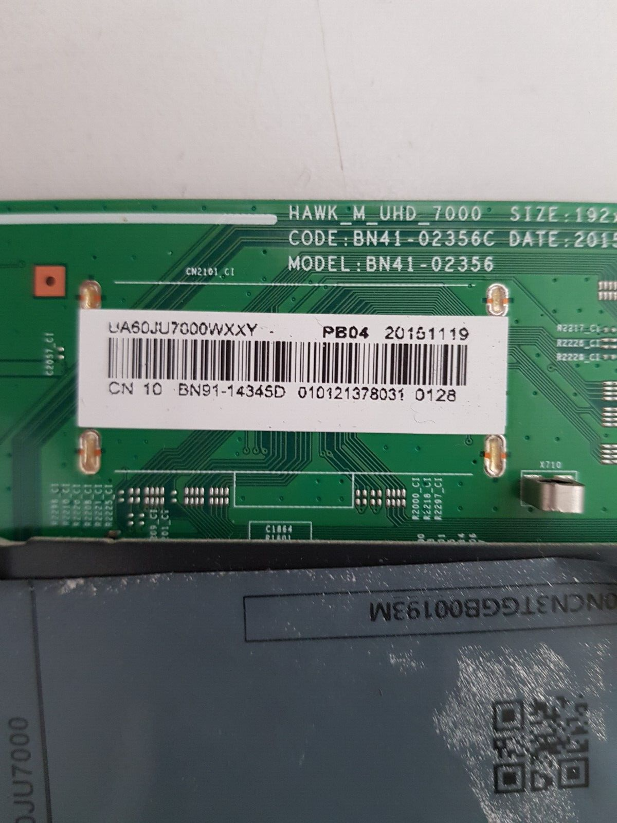 GENUINE SAMSUNG UA60JU7000 WXXY (NH02) MAIN BOARD BN91-14345D