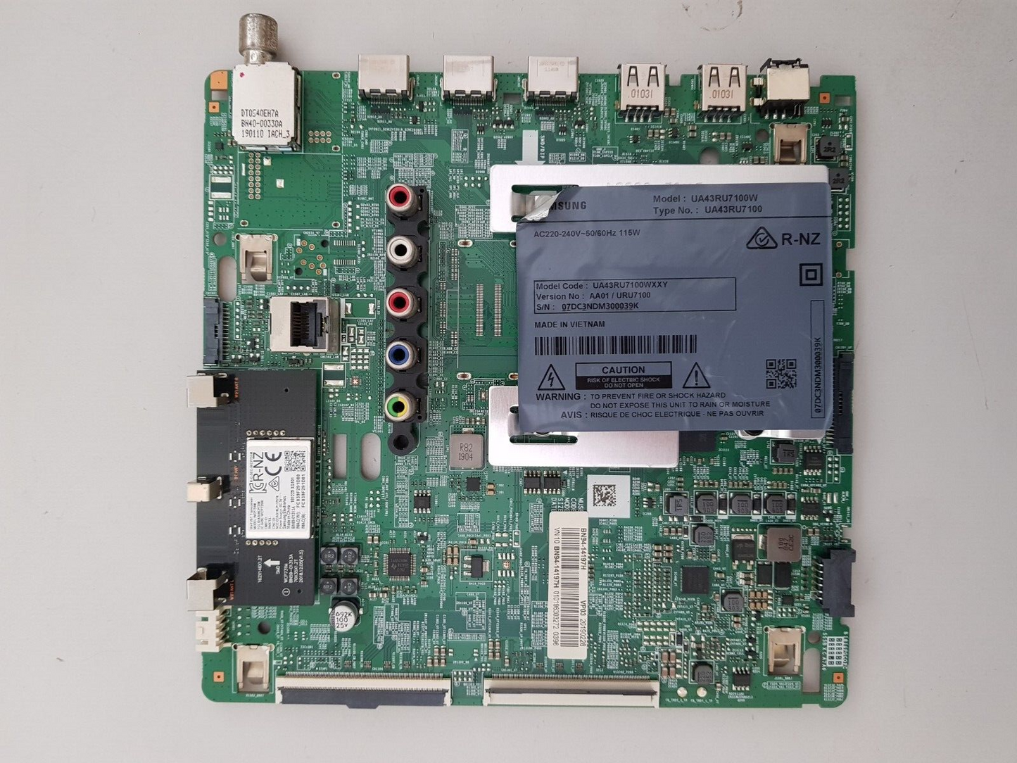 GENUINE SAMSUNG UA43RU7100 WXXY (VER AA01) MAIN BOARD BN94-14197H