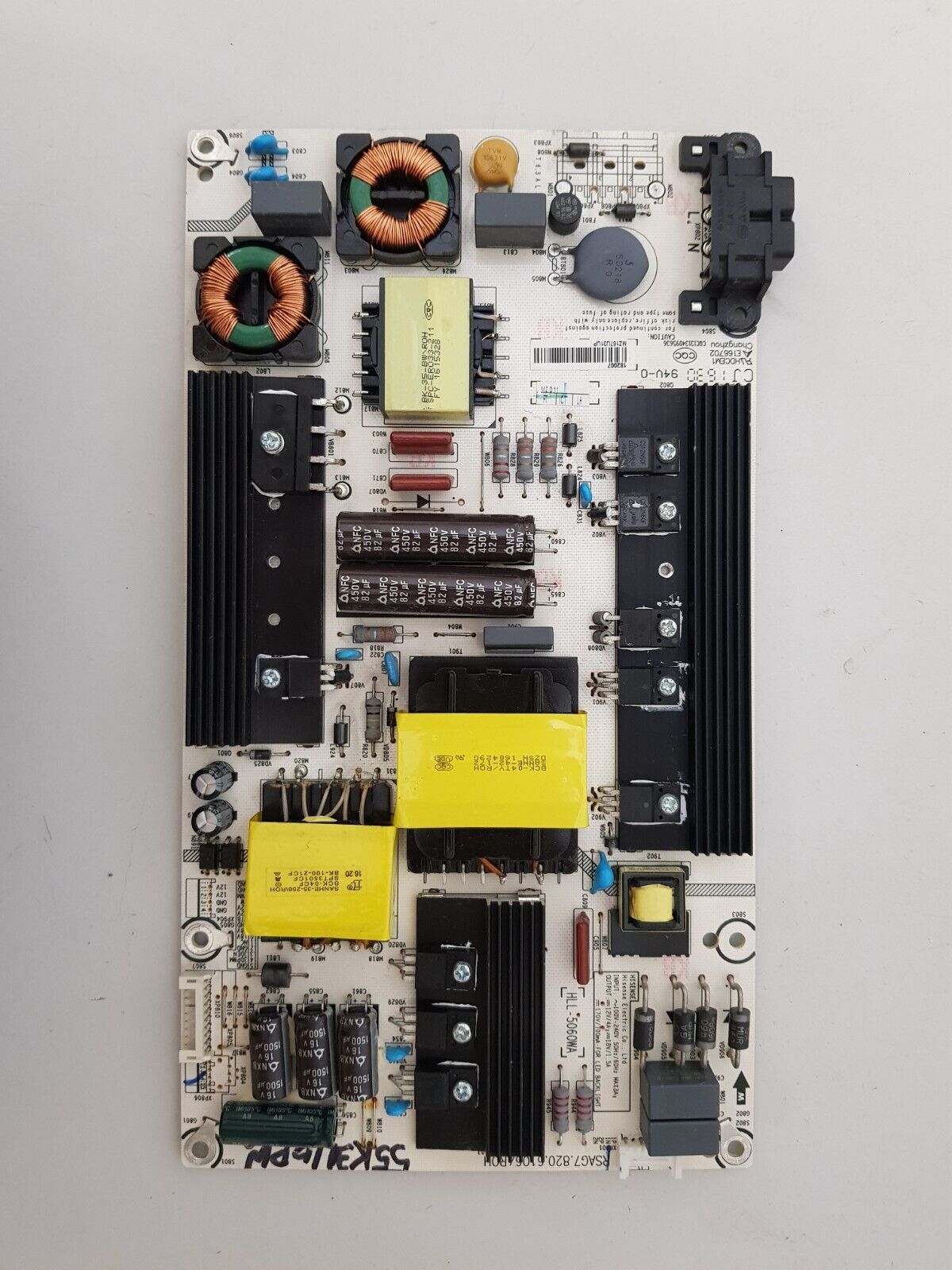 GENUINE HISENSE 55K3110PW POWER SUPPLY BOARD RSAG7.820.6106 HLL-5060WA