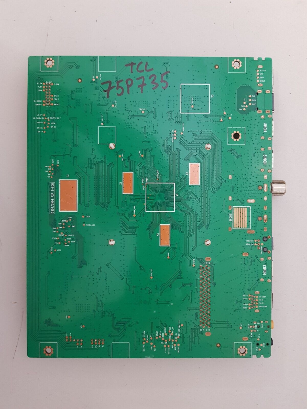 GENUINE TCL 75P735 MAIN BOARD 40-R51MG8-MAC2HG 11602-500721 RT2851 RT2851M