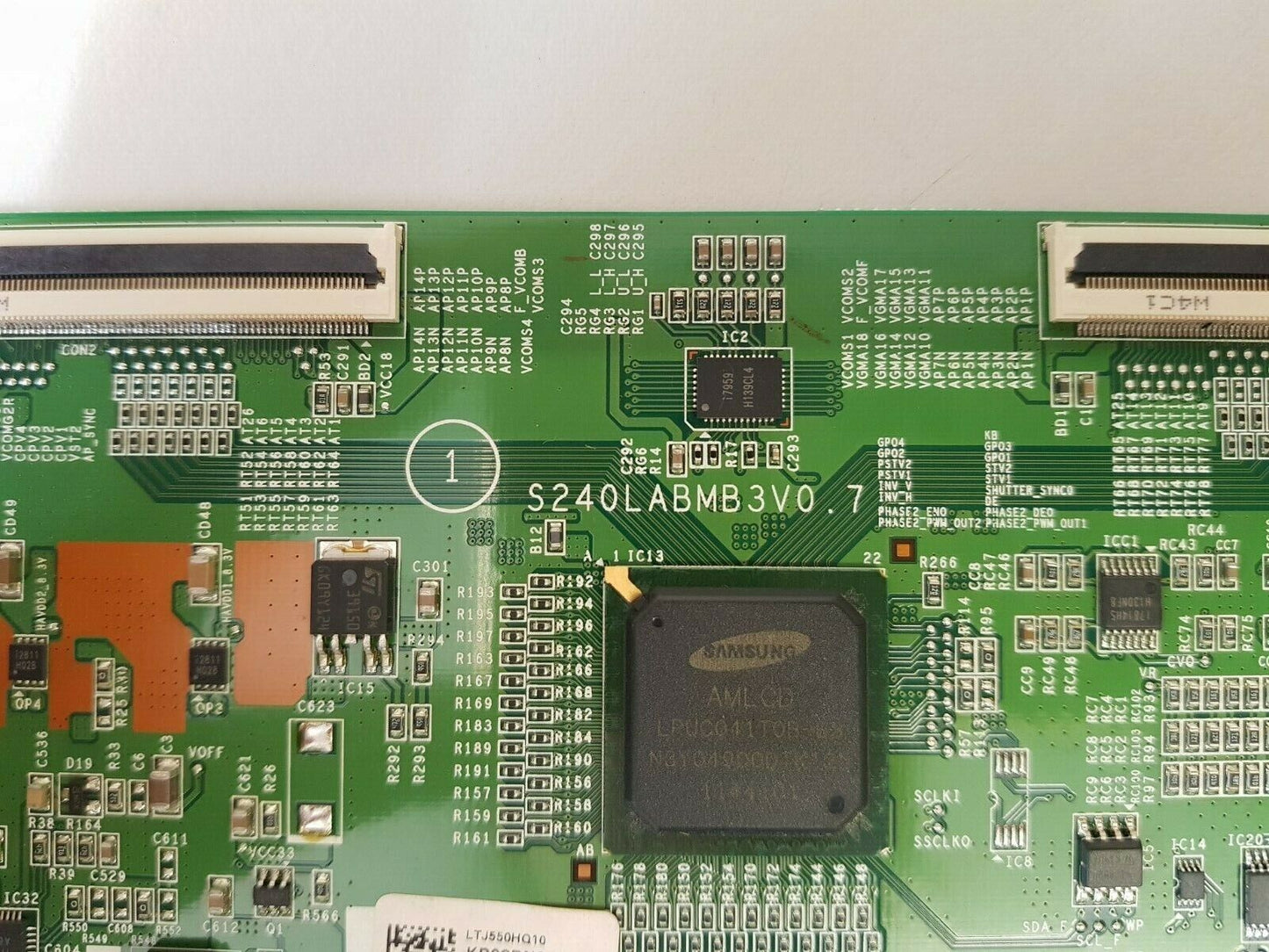 GENUINE SAMSUNG UA55D8000YVXXY (VER HQ01 & HQ02) T-CON BOARD S240LABMB3V0.7