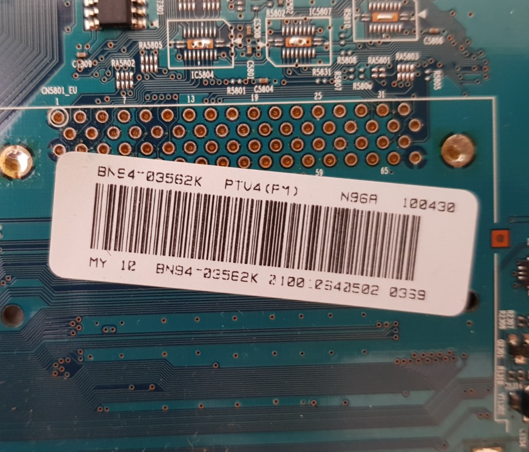 GENUINE SAMSUNG UA40C6900 VFXXY (VER CN01) MAIN BOARD BN94-03562K