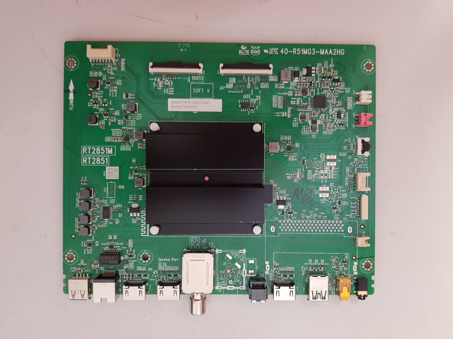 GENUINE TCL 55C725 MAIN BOARD 40-R51MG3-MAA2HG RT2851M RT2851 V8-R51MT05-LF