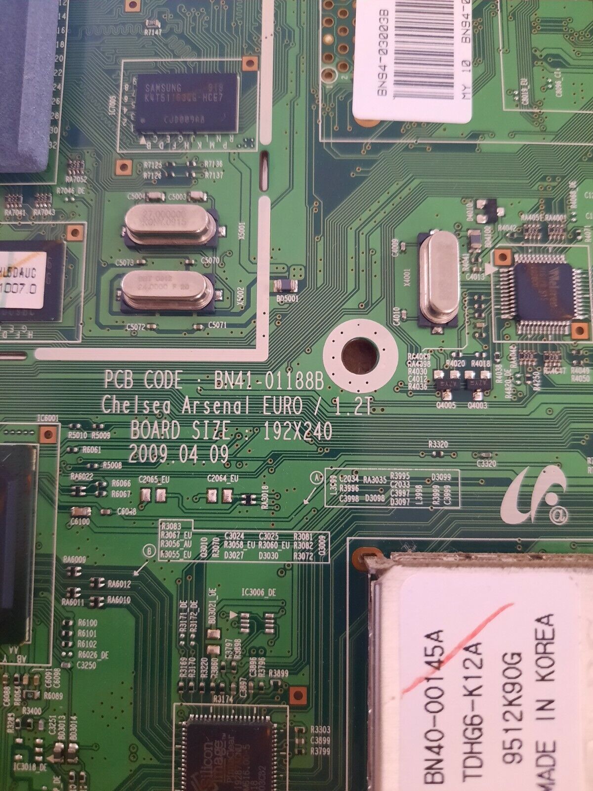 GENUINE SAMSUNG PS58B550 Main Board - BN94-03003B