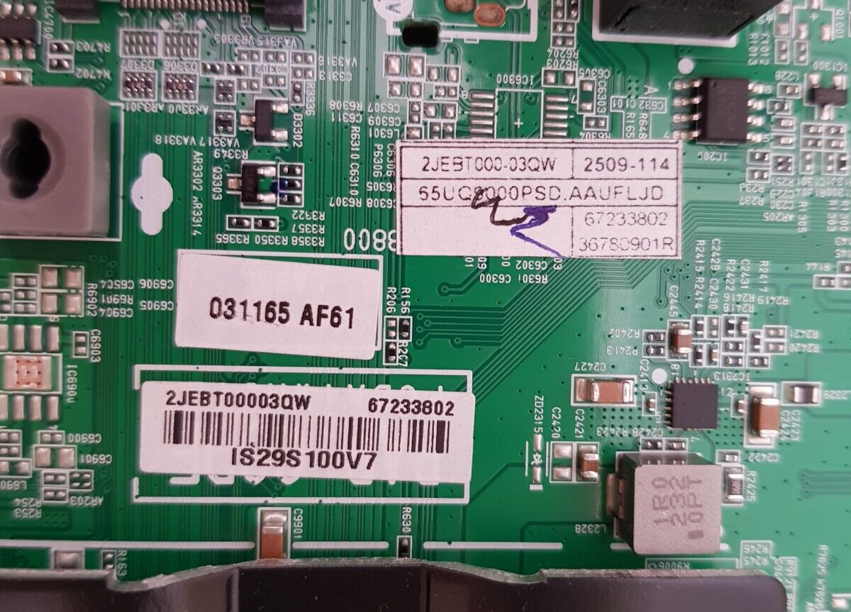 GENUINE LG 65UQ9000 PSD MAIN BOARD 67233802 EAX69581205 (1.0)