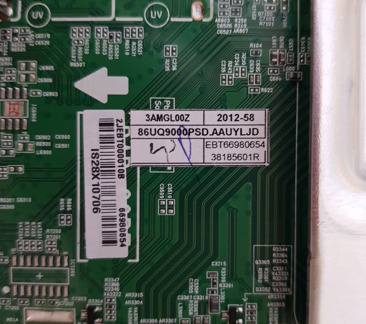 GENUINE LG 86UQ9000PSD .AAUYLJD MAIN BOARD EBT66980654 EAX69763506 1.0