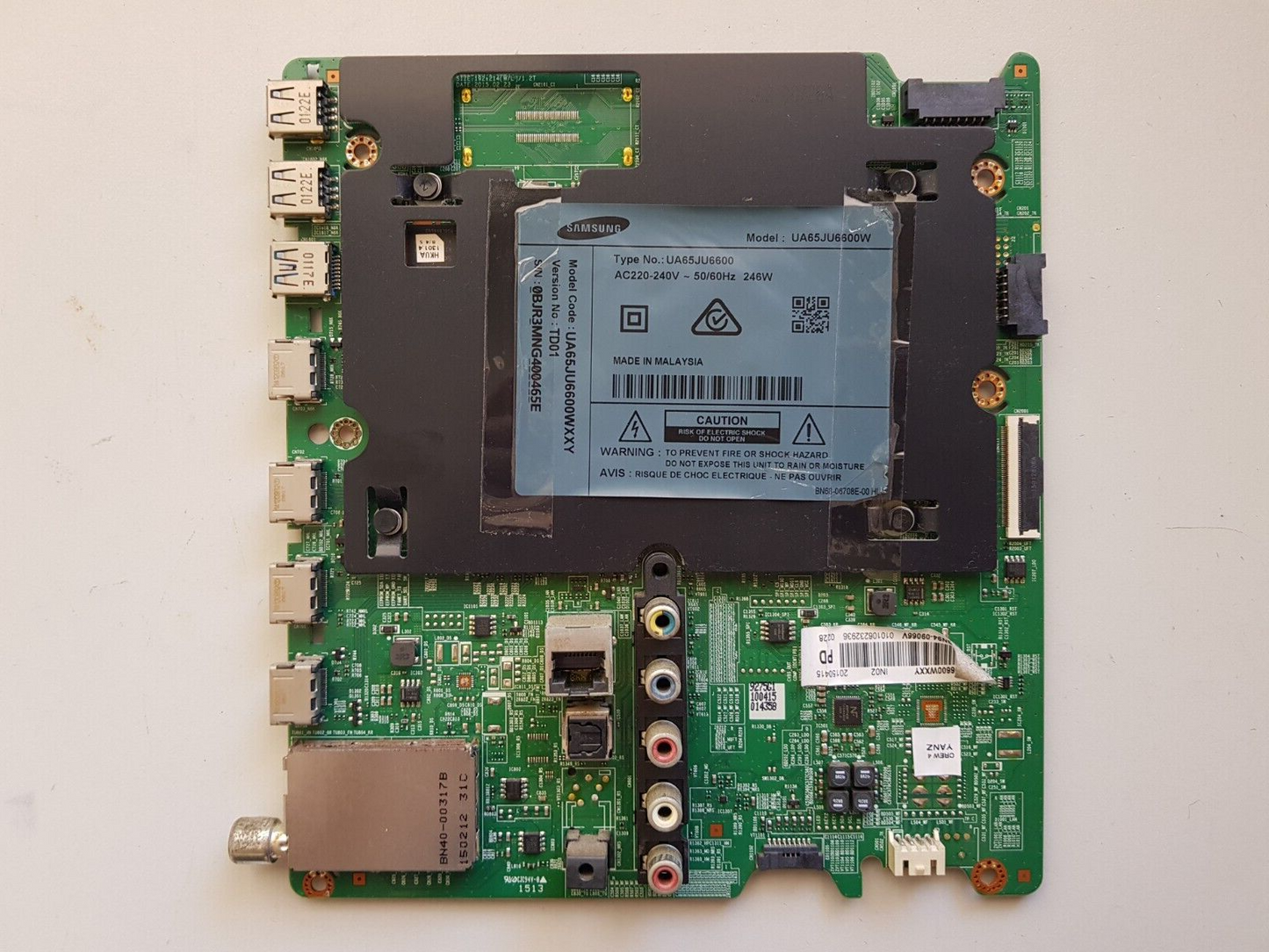 GENUINE SAMSUNG UA65JU6600WXXY (VER TD01) MAIN BOARD BN94-09066V BN41-02344B