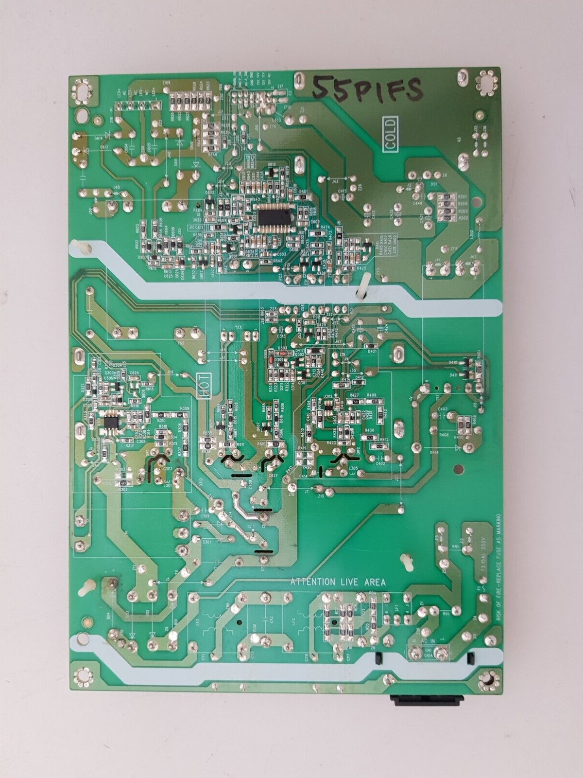 GENUINE TCL 55P1FS LED POWER SUPPLY BOARD 40-LE9226-PWE1CG 08-LE921A6-PW200AA