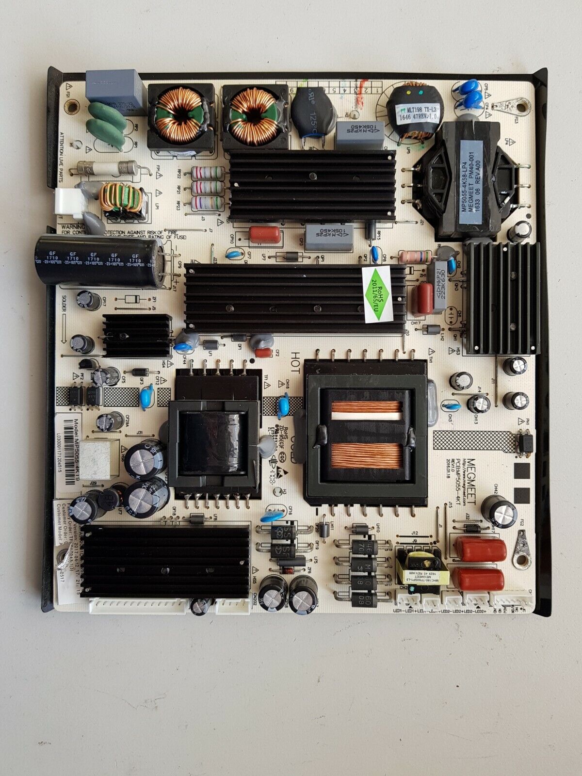 GENUINE BAUHN ATV58UHDC-0517 POWER SUPPLY BOARD MP5055-4KT9