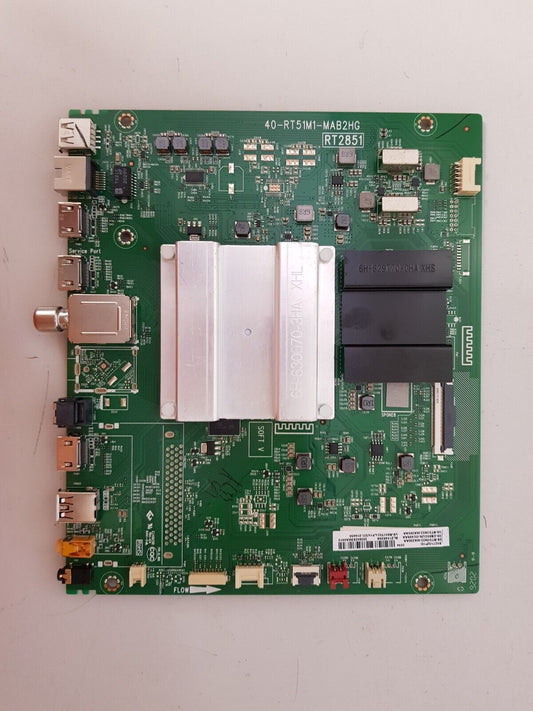 GENUINE TCL 65C715 MAIN BOARD RT2851 40-RT51M1-MAB2HG 08-CS65CUN-OC408AA