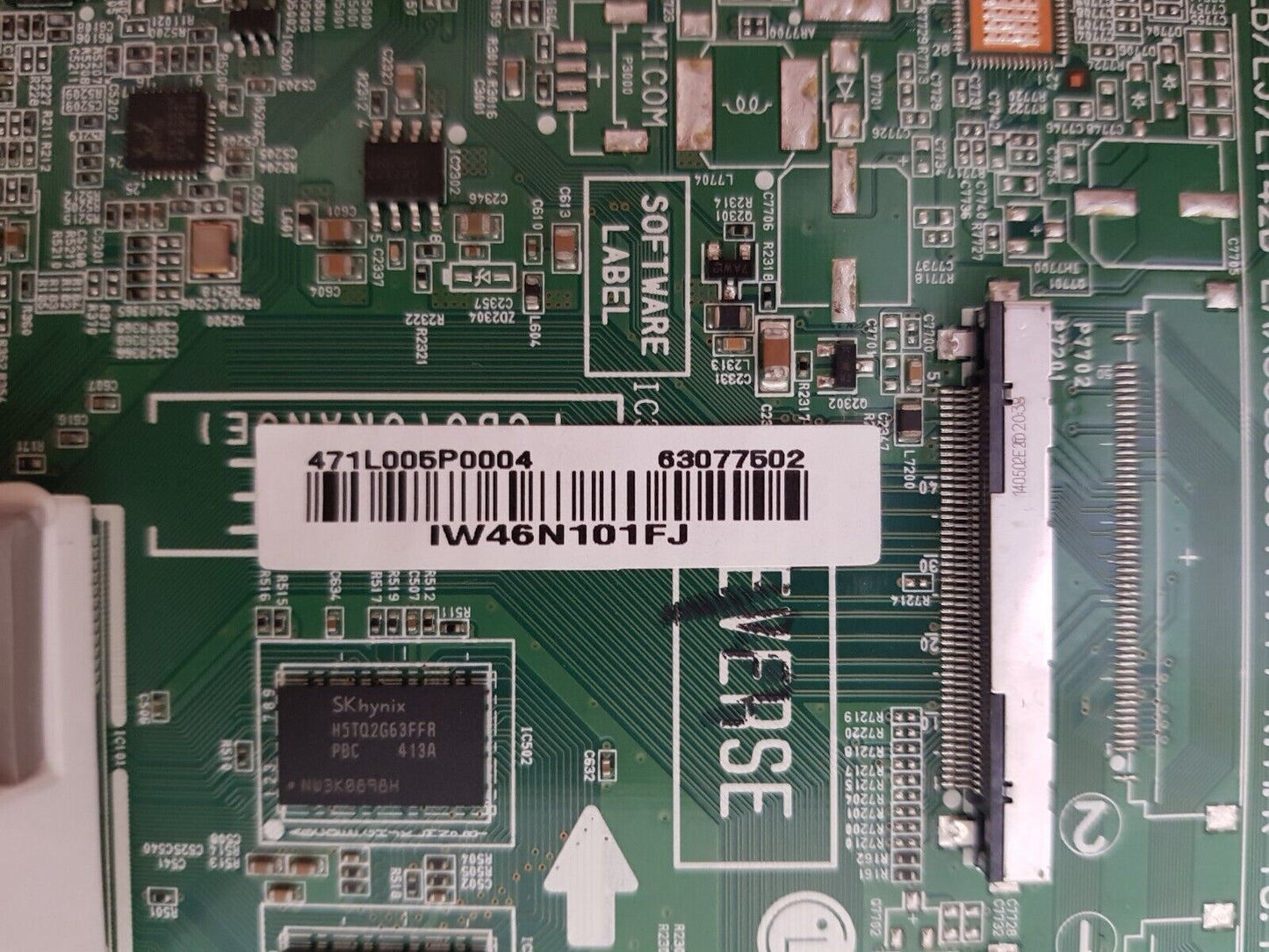 GENUINE LG 50LB6500 -TH.AAUDLJD MAIN BOARD EAX65363904 1.1 EBT63077502