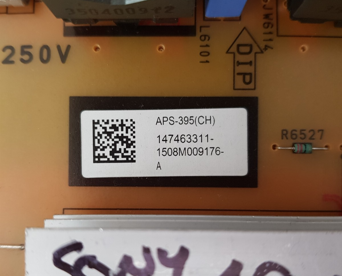 GENUINE SONY KD- 49X8000C POWER SUPPLY BOARD GL6 1-980-310-11 APS-395 147463311