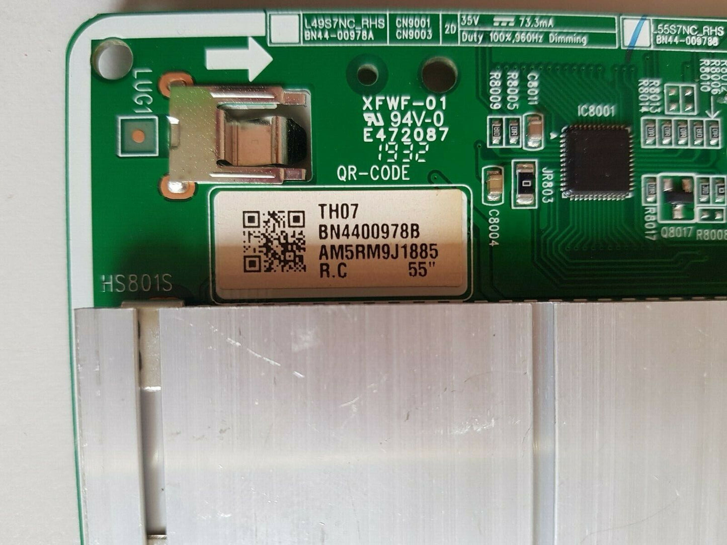 GENUINE SAMSUNG QA55Q75RAW LED DRIVER BOARD BN44-00978B L55S7NC_RHS