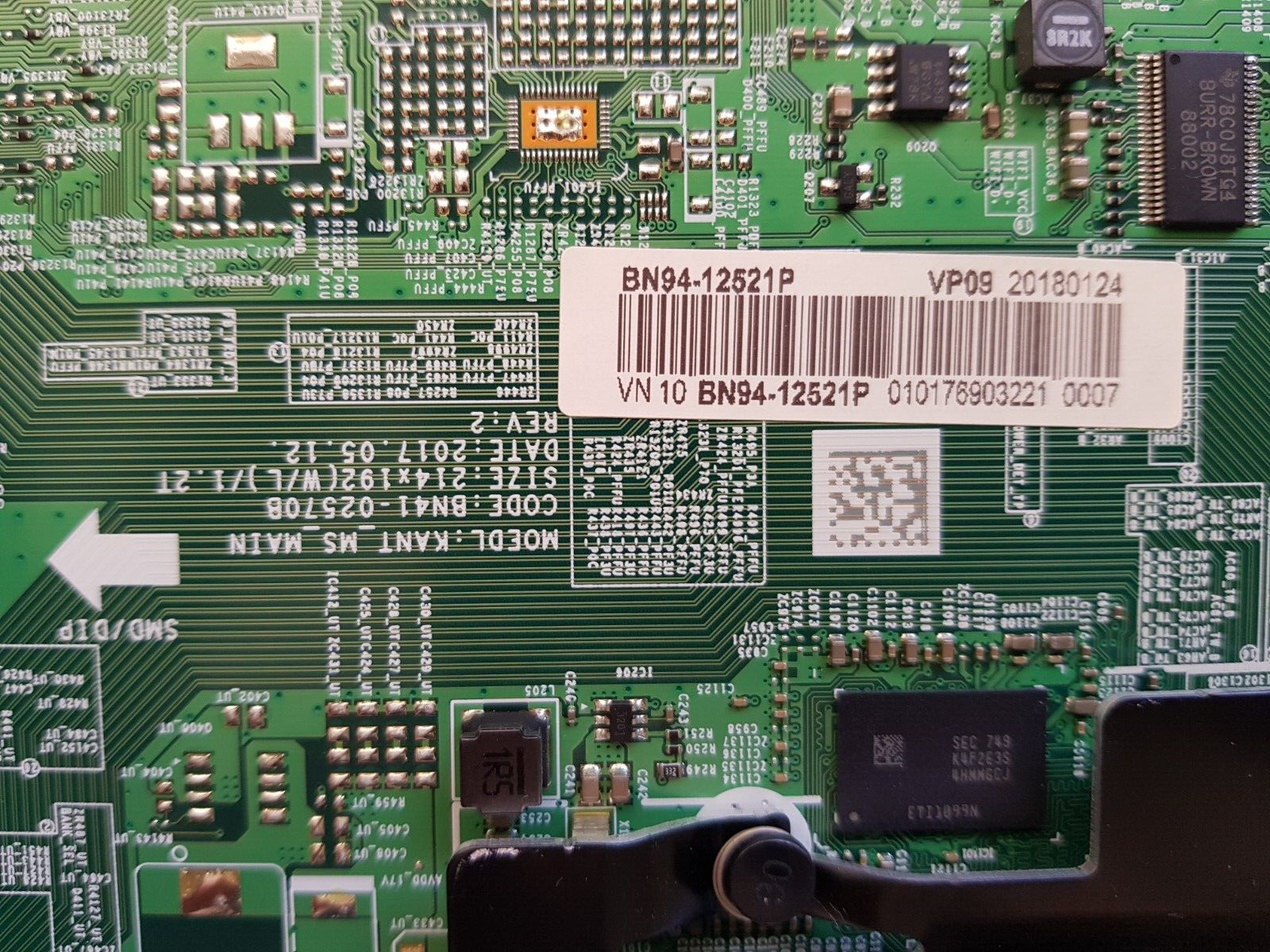 GENUINE SAMSUNG UA82MU7000 MAIN BOARD BN41-0257B BN94-12521P