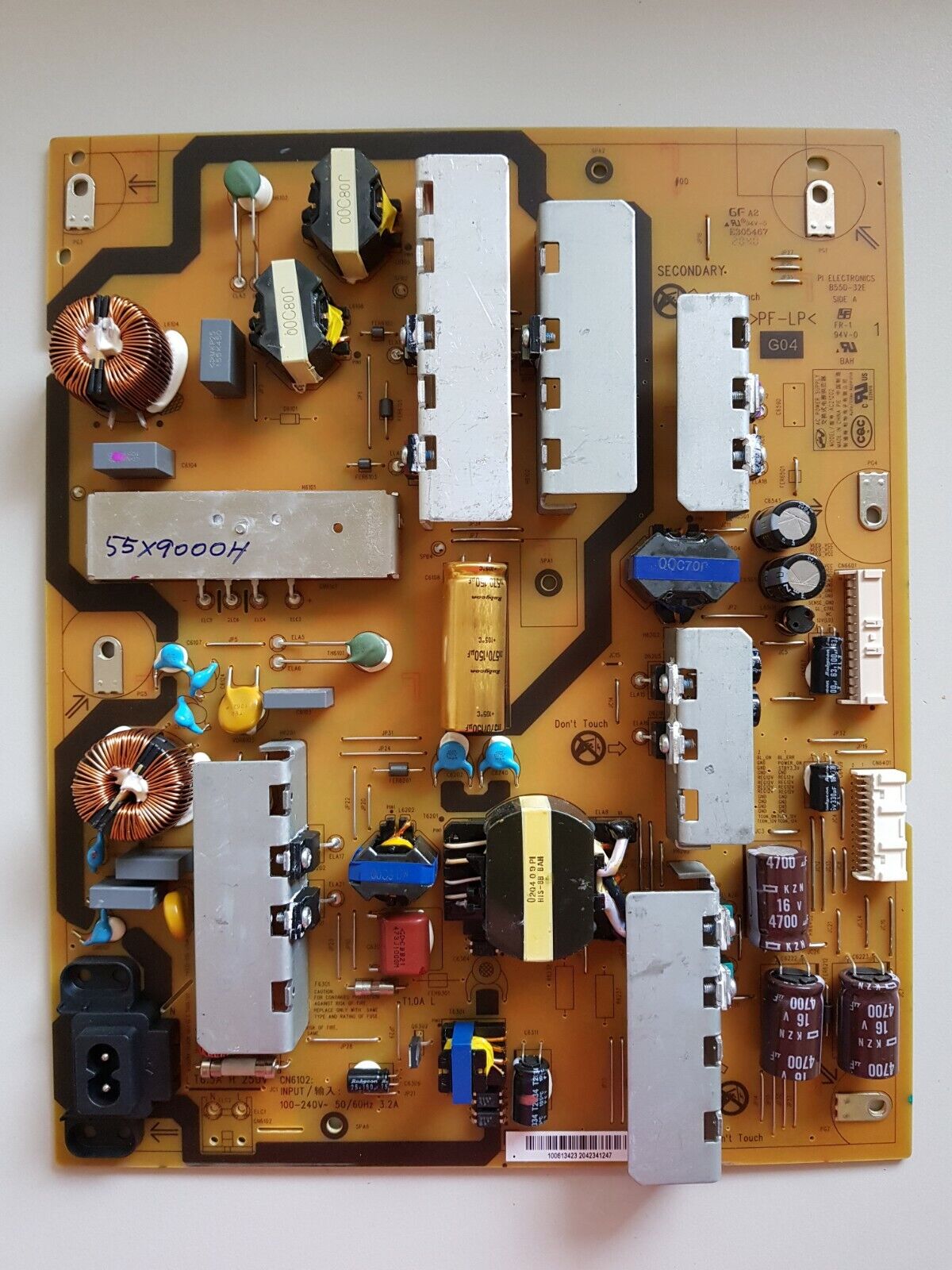 GENUINE SONY 55X9000H POWER SUPPLY BOARD G04 B55D-32E 100613423 2042341247