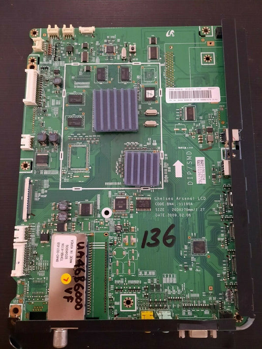 GENUINE SAMSUNG UA46B6000 Main Board - BN94-02881B BN44-01190A