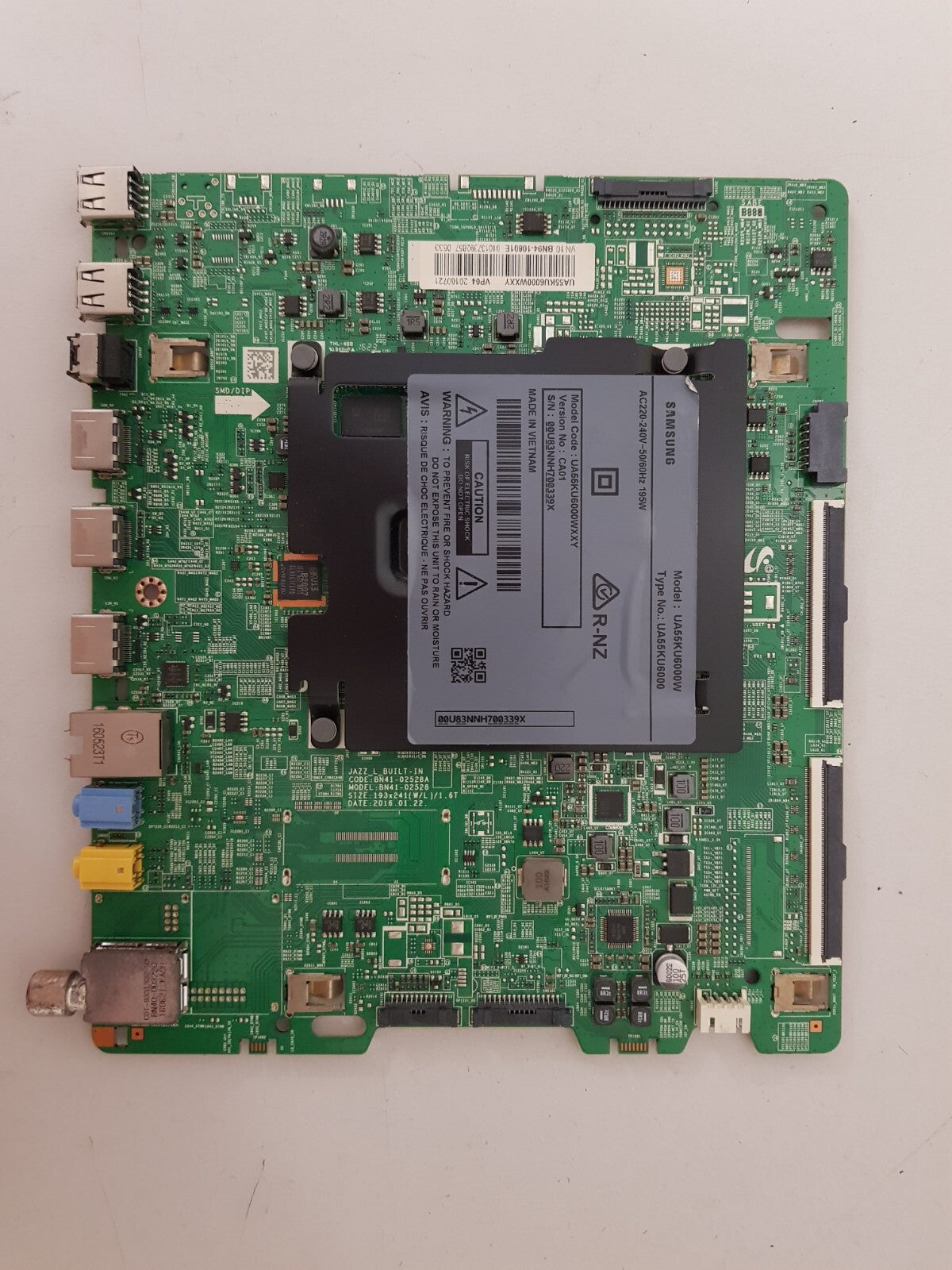 GENUINE SAMSUNG UA55KU6000 WXXY (VER CA01) MAIN BOARD BN94-10801E