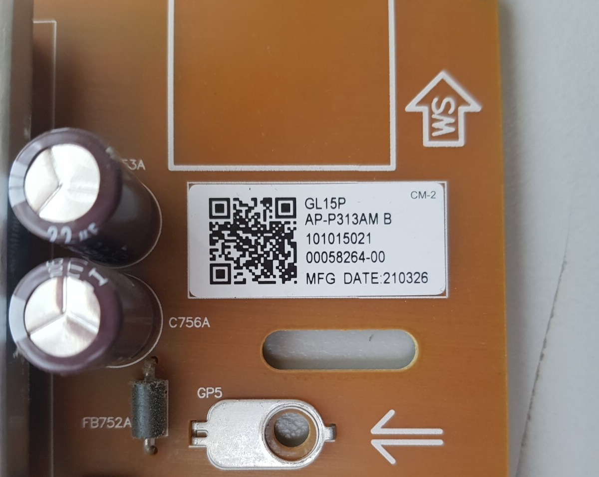 GENUINE SONY KD- 65X85J POWER SUPPLY BOARD GL15P 101015021 2955071205 AP-P313AM