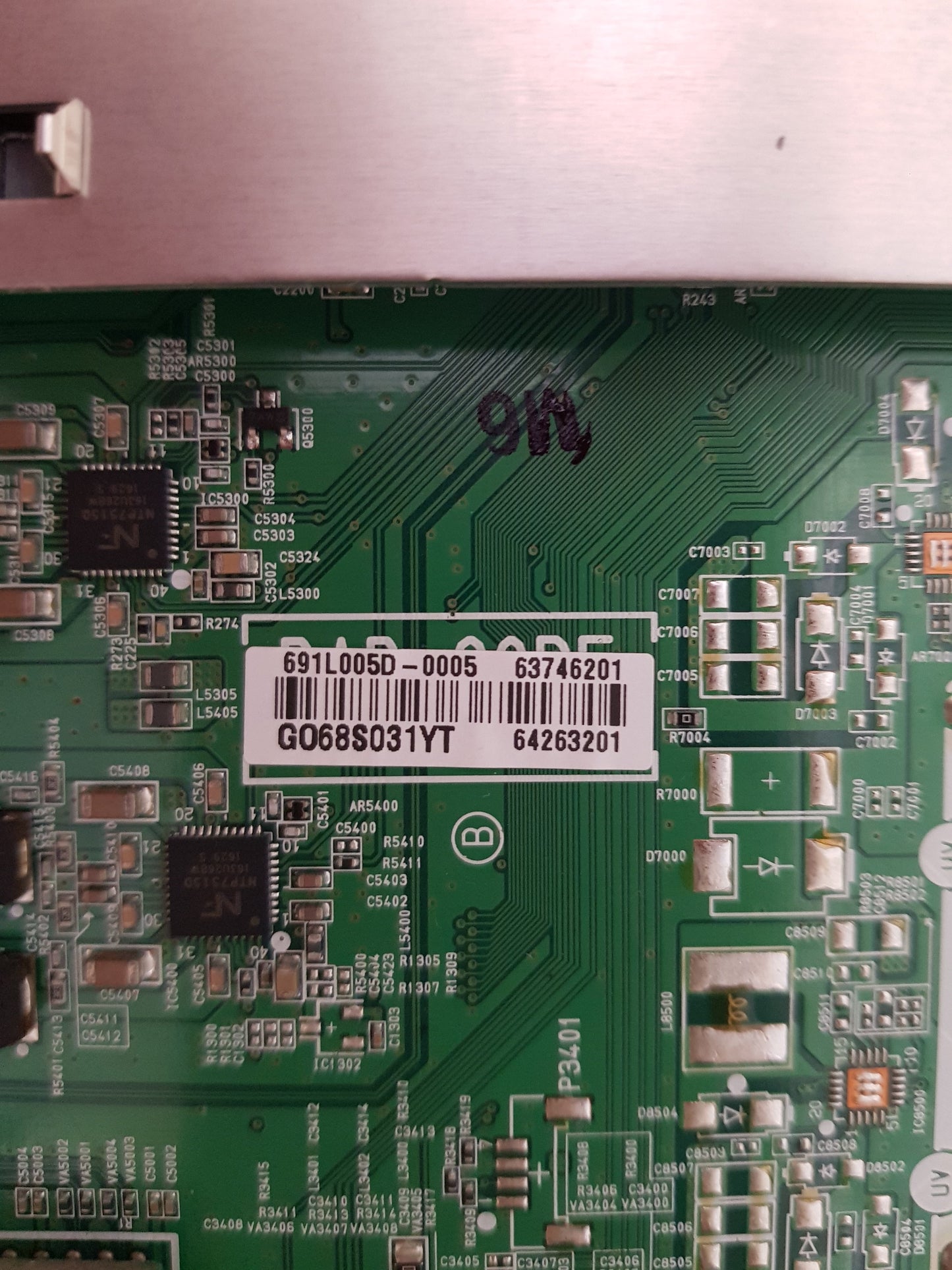 LG OLED 55C6T -T.AAUWLH MAIN BOARD 63746201 64263201 EAX66736206 1.0