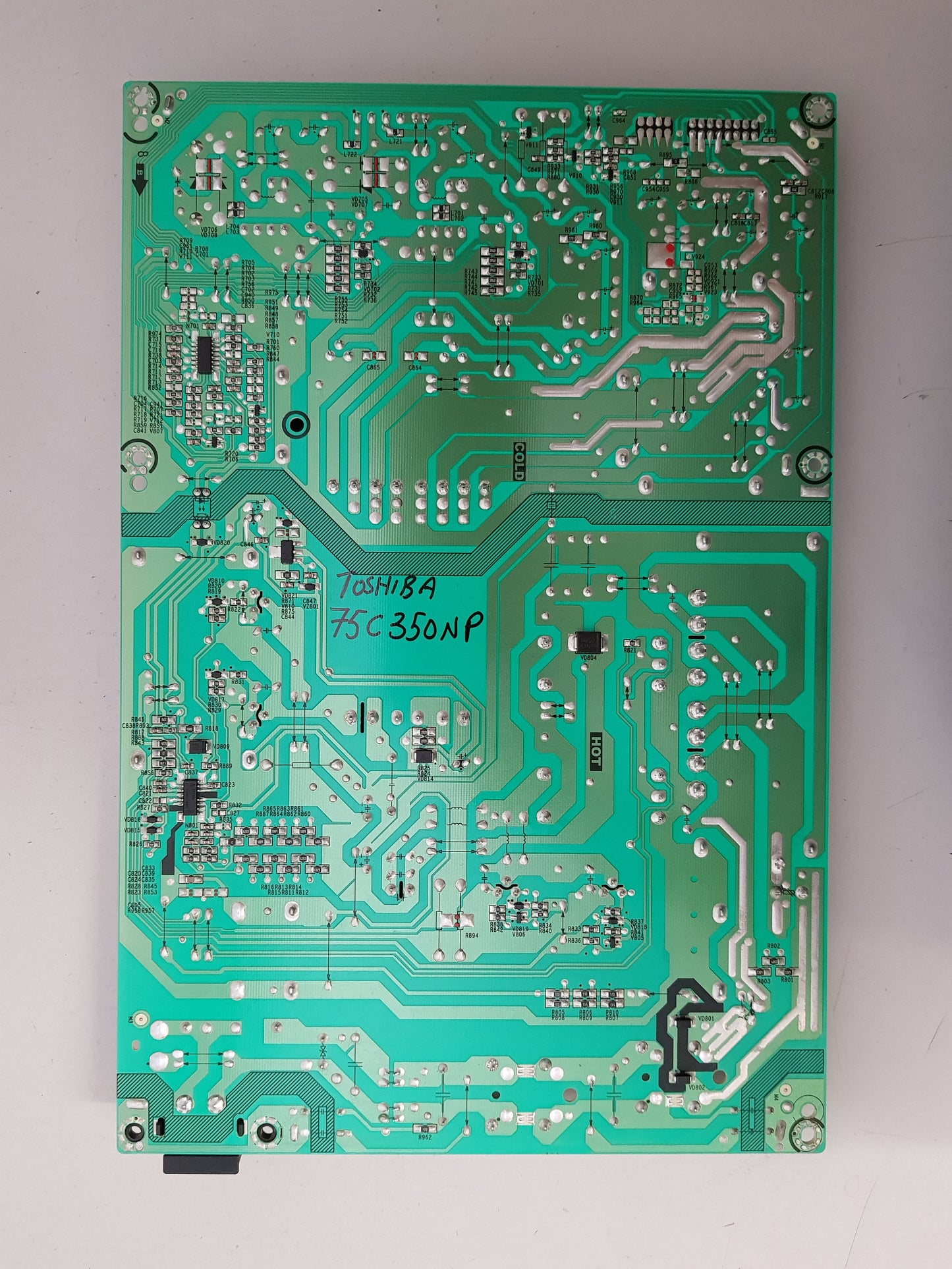 TOSHIBA 75C350NP POWER SUPPLY BOARD RSAG7.820.11820 340719