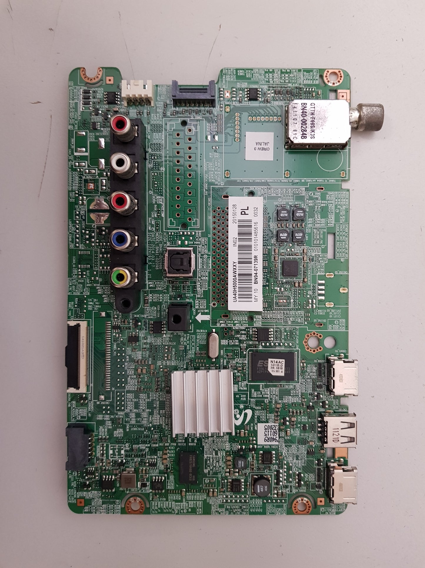SAMSUNG UA40H5000 AWXXY (VER TD01) MAIN BOARD BN94-07139R