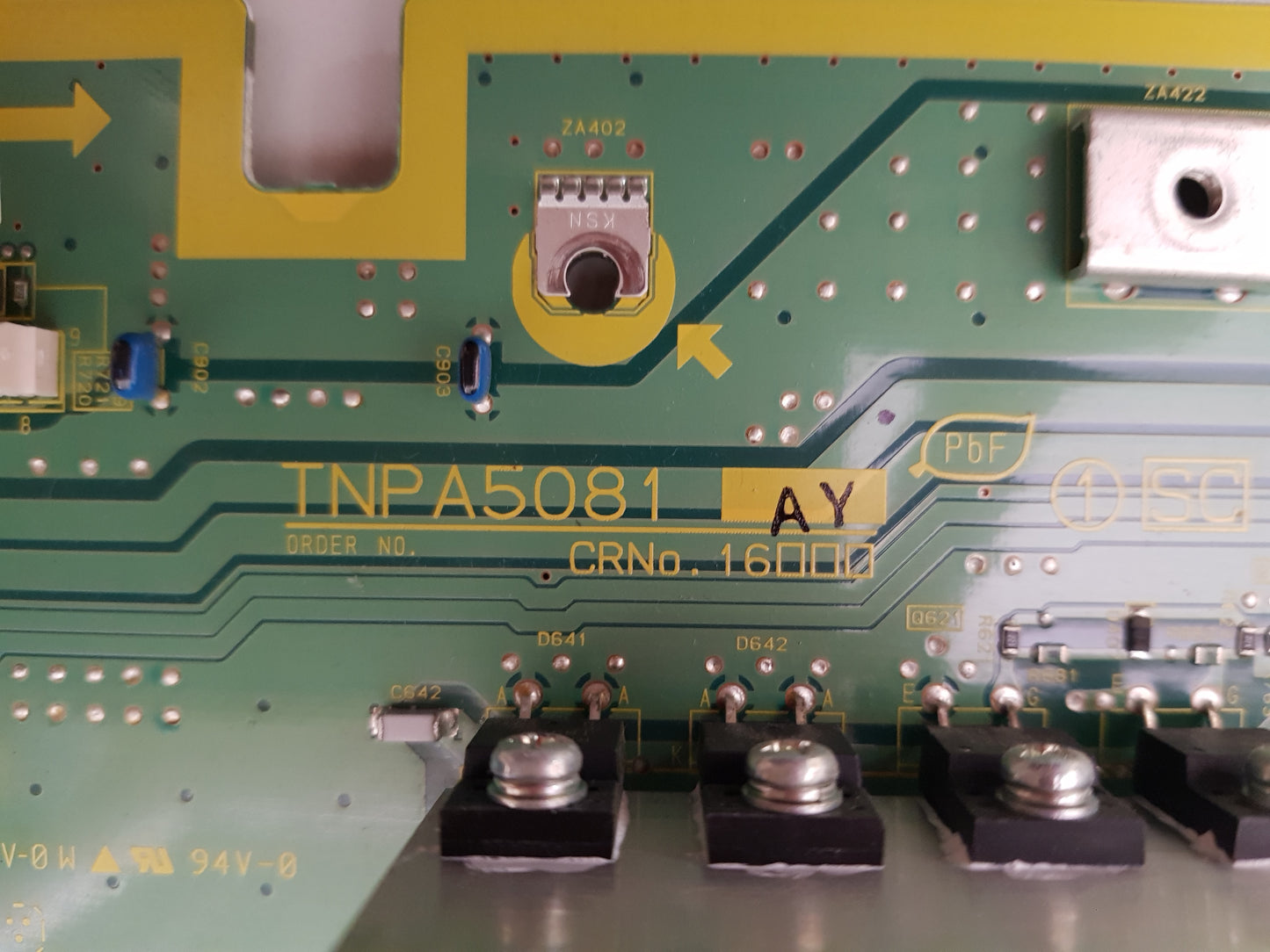 PANASONIC TH-P50VT20A SC BOARD TNPA5081 AY (1)[SC]