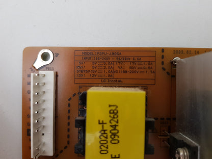 LG 50PQ20D POWER SUPPLY BOARD PSPU-J806A 2300KPG085C-F EAY58316301