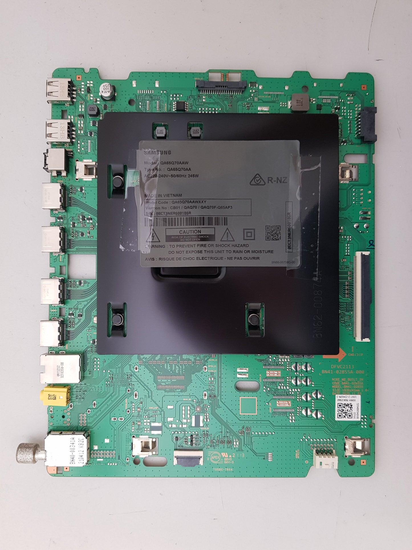 GENUINE SAMSUNG QA65Q70AAW XXY (VER CB01) MAIN BOARD BN94-16841G