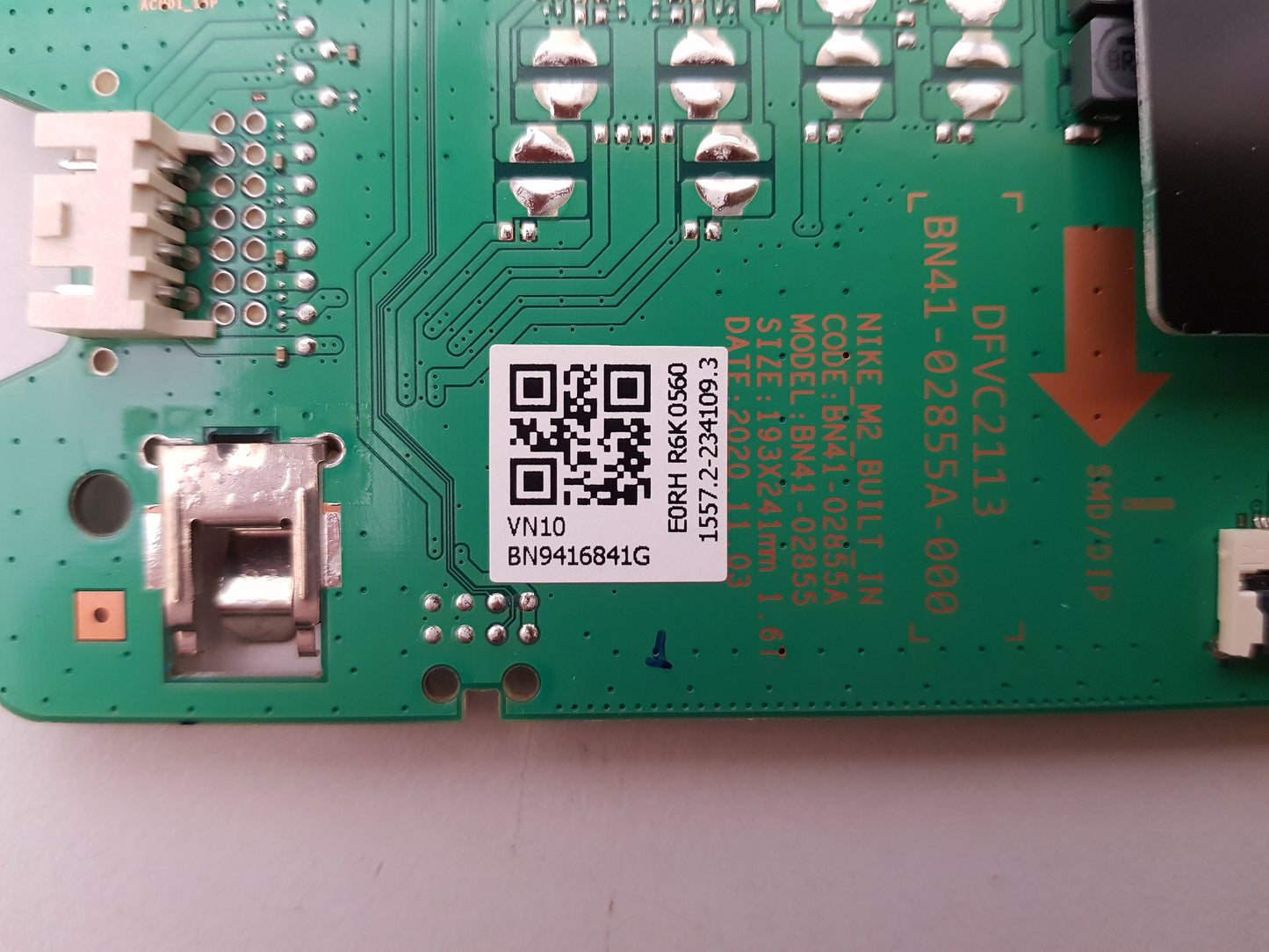 GENUINE SAMSUNG QA65Q70AAW XXY (VER CB01) MAIN BOARD BN94-16841G