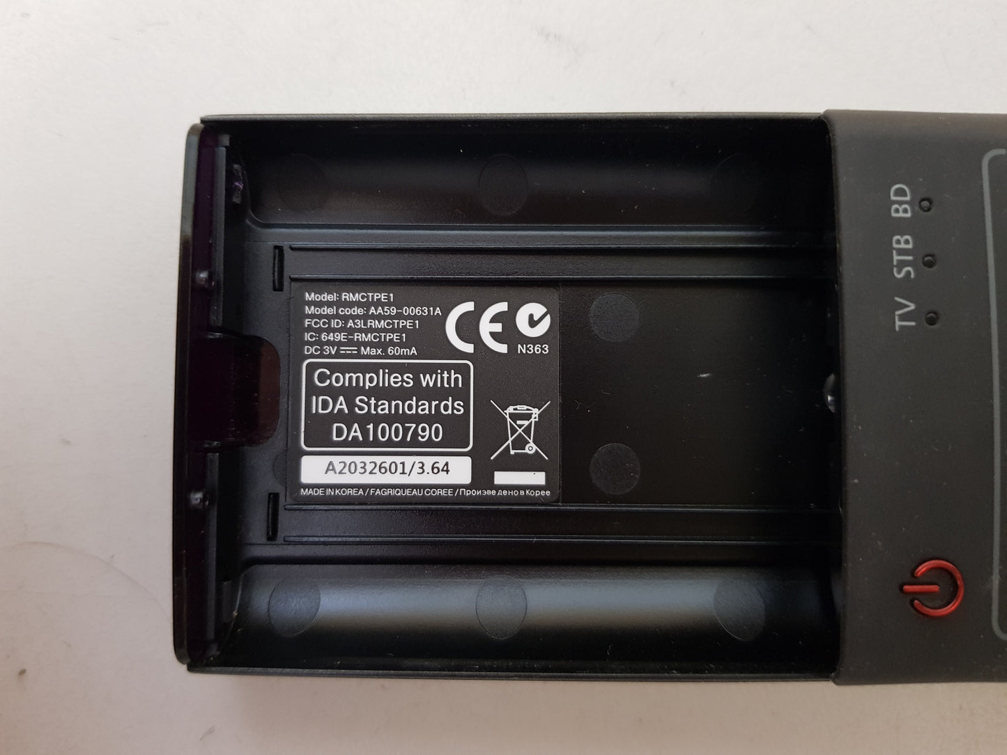 SAMSUNG UA40ES7000 UA40ES8000 SMART TOUCH REMOTE CONTROL RMCTPE1 AA59-00631A