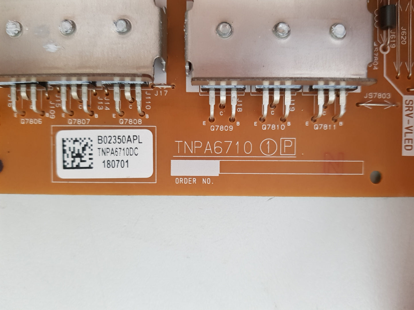 PANASONIC TH - 65FX800A POWER SUPPLY BOARD TNPA6710 (1)[P]